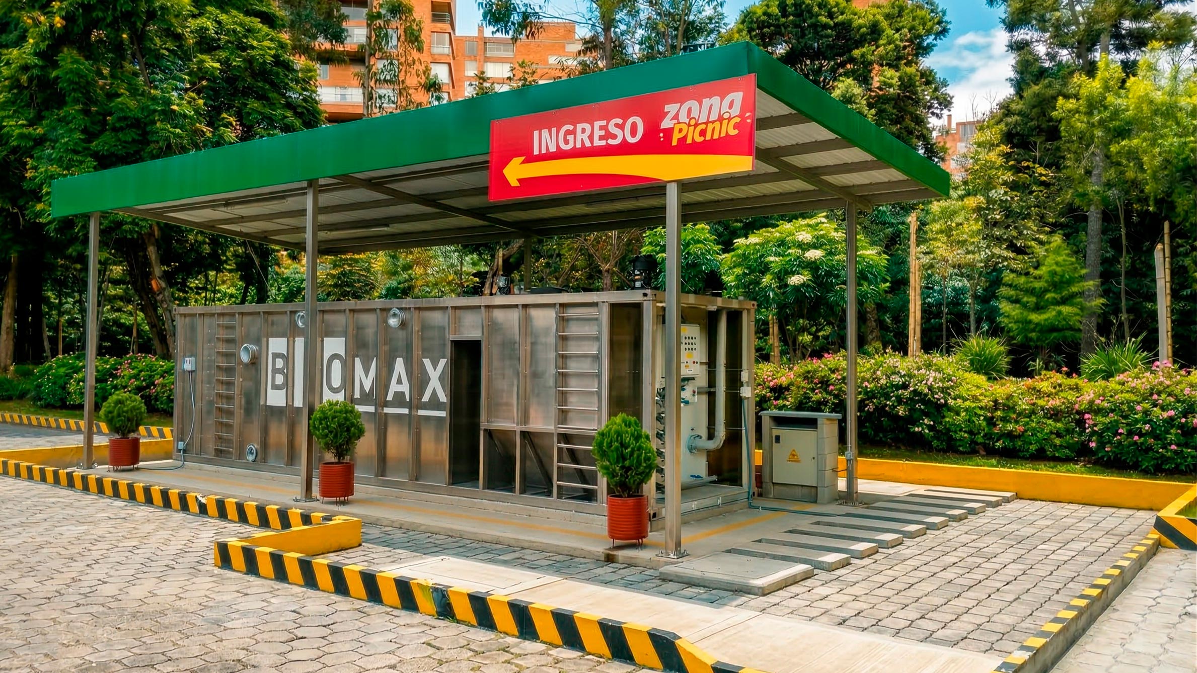 Detalle planta BIOBOX