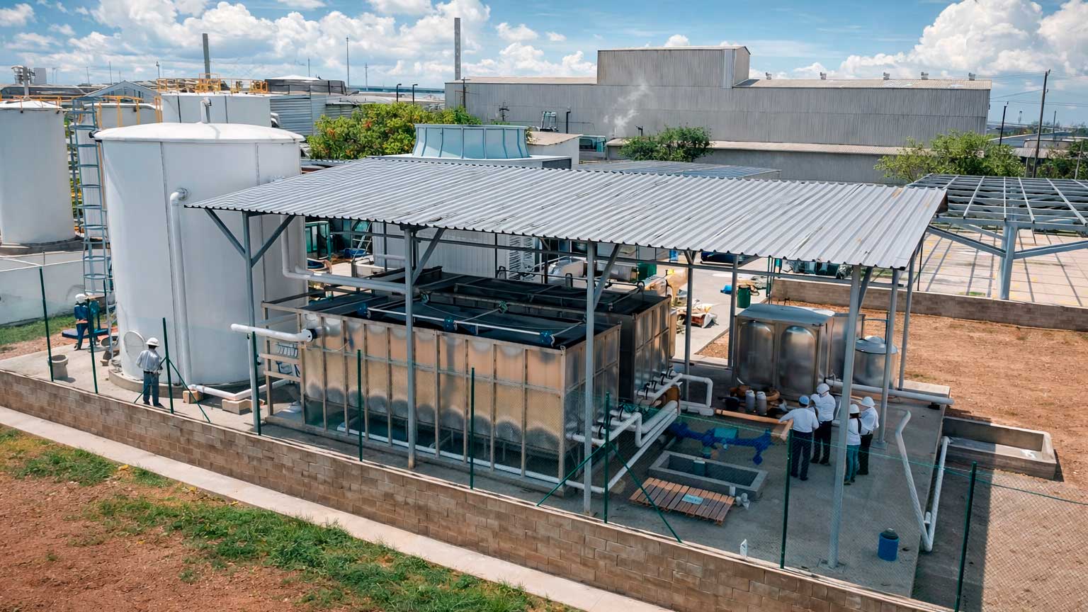 Tratamiento fisicoquímico y biológico para cumplimiento de normativas